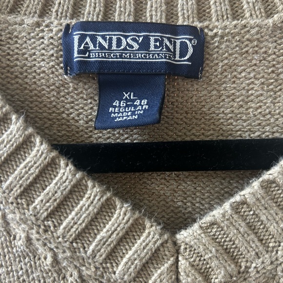 Lands‎ End VNeck Sweater Size XL 46-48 - Picture 3 of 3